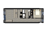 Pilchuck Creek One Bedroom (662sf - 714sf)